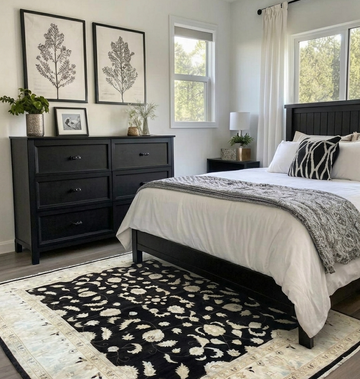 Chobi double knot rug
